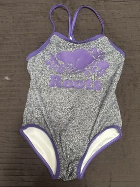 Roots Canada Buddy Girls' One-Piece Swimsuit 4T EUC